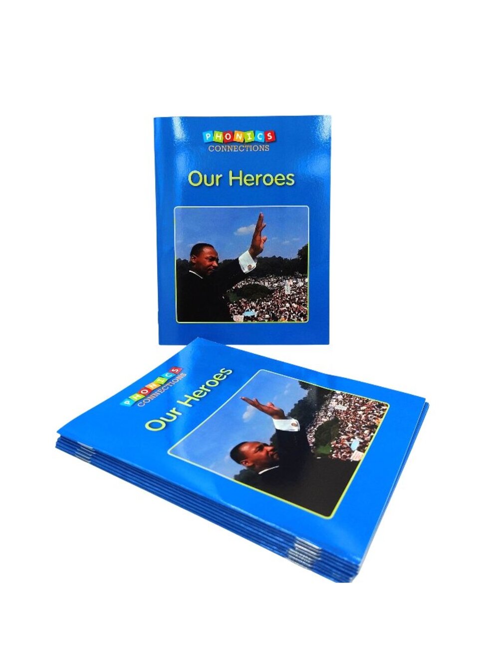 Our Heroes Phonics Connections Kids Reading Books Educational Reader Lot of 9